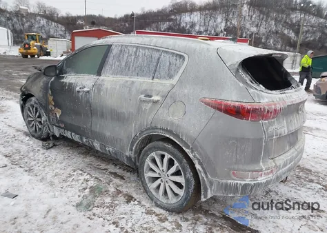 2017 Kia Sportage Ex из США, поврежденный, VIN KNDPNCAC2H7105569